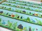 Preview: Patchworkstoff Frogtastic Schildkröten Frosch Bordüre türkis